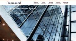 Desktop Screenshot of bense.com