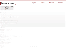 Tablet Screenshot of bense.com